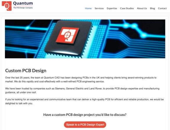 Quantum Cad PCB Design Specialists UK